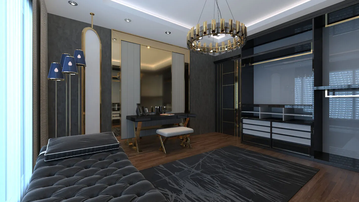 Lüks Mobilya Projesi İstanbul Masko